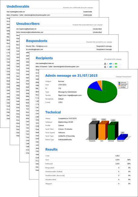 Sending Reports