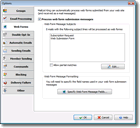 Processing of Web Submission Messages