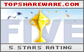 5 Star Rating at Top Shareware