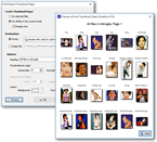 Export and print and stylish thumbnail sheets to catalogue your images and multimedia. Print Posters up to 10 pages high